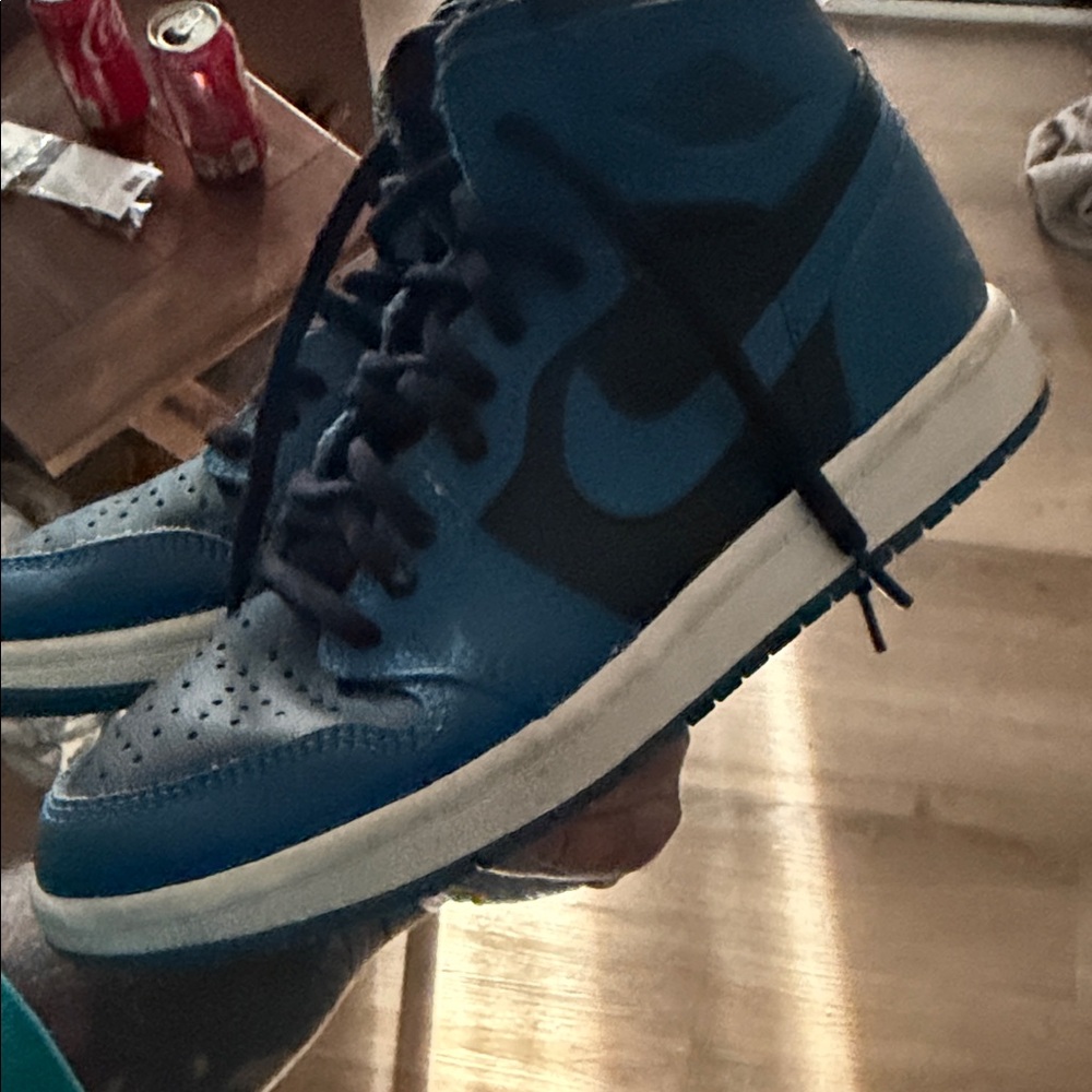 Air Jordan 1 blue royal Kids Sneakers in Blue and Black